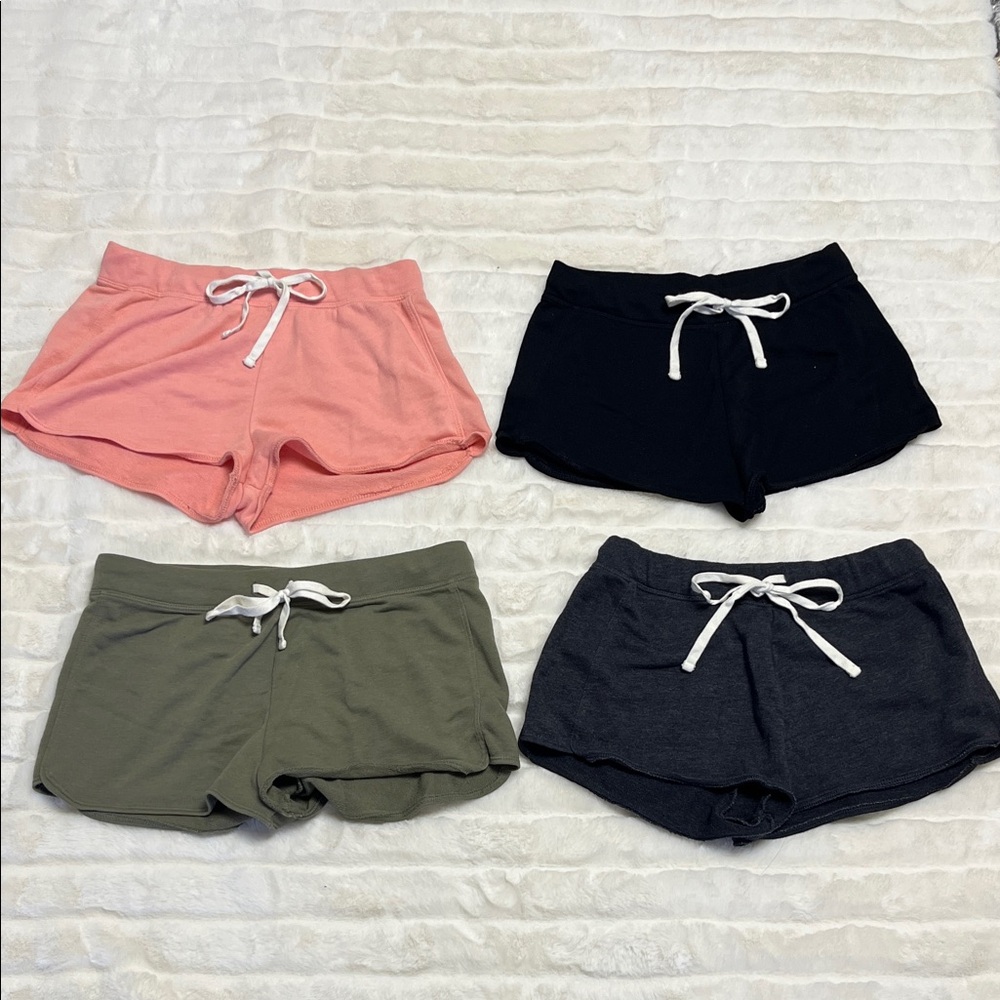 Bundle of Pink, Black, Green, and Grey sweatpants shorts